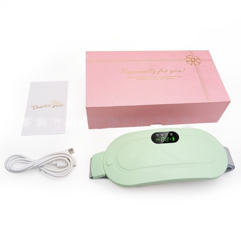 Menstrual heating pad to relieve menstrual pain, portable four-level electric waist belt with rapid heating, USB back massage belt, gr XIA