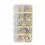 220PCS M2 M2.5 M3 M5 M6 Brass Heat Insert Nut Melt Nutinsert Thread Knurled Double Twill Nuts 3D Printer Accessories ASON 1