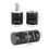 Black Glass Door Pull for Bathroom Cabinet 2