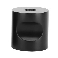 Single Hole Shower Door Handle Black