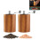 Wooden salt and pepper mill set – 2-piece set, manual, adjustable ceramic core 1
