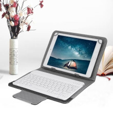 10 Inch Universal PU Leather Keyboard Stand Case for 9.7 to 10.1 inch Android Tablets, for iPad 2, 3, 5, 6 - iPad 2017_BOB