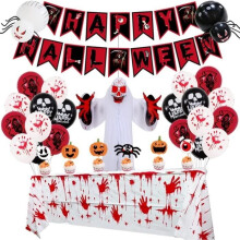 Halloween decoratieset met banner