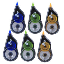 Tbest 6-Piece Resin Correction Tape Set, Large Capacity Resin Correction Tape for Students, Stationery, and School Supplies
