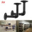 TEMPSA wall bracket for shelf - Black iron - Diameter 65mm - Length 120mm 1