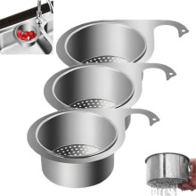 Cestello filtrante per lavello in acciaio inox a forma di cigno, cestello per lo scarico del lavello della cucina, raccoglitore di residui alimentari
