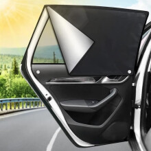 Parasole per auto per bambini, confezione da 2 parasole magnetici per auto per bambini, tendine magnetiche per finestrini universali con protezione