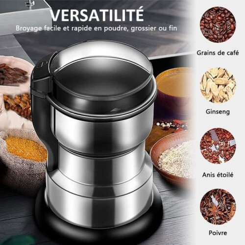 Coffee grinder - Multifunctional grain mill - 400W spice and grain mill 2