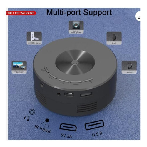Mini draagbare LED-projector met wifi, home cinema, Android-tv, Bluetooth, USB, 1080p. 2