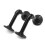 TEMPSA wall bracket for shelf - Black iron - Diameter 65mm - Length 120mm 2