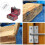 NetBoat 10er-Packung 5,1 cm Klappscharniere mit 60 Edelstahlschrauben, Silber 4
