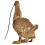 Beliani Table Lamp Duck DAFFY Gold 5