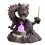 Backflow Ceramic Burner with LED Lights - Lucky Dragon Ornament, 14.5cm 14