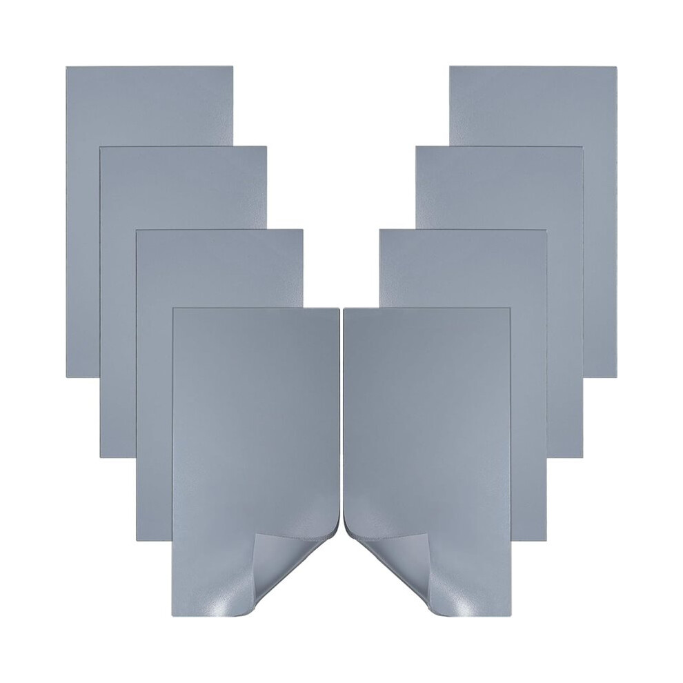Tauoh 8 Pieces 8 X 4 Inch Silicone Heat Mat 0.12 Inch Thick Foam Cover Pad Accessories For Htv Heat Transfer Vinyl