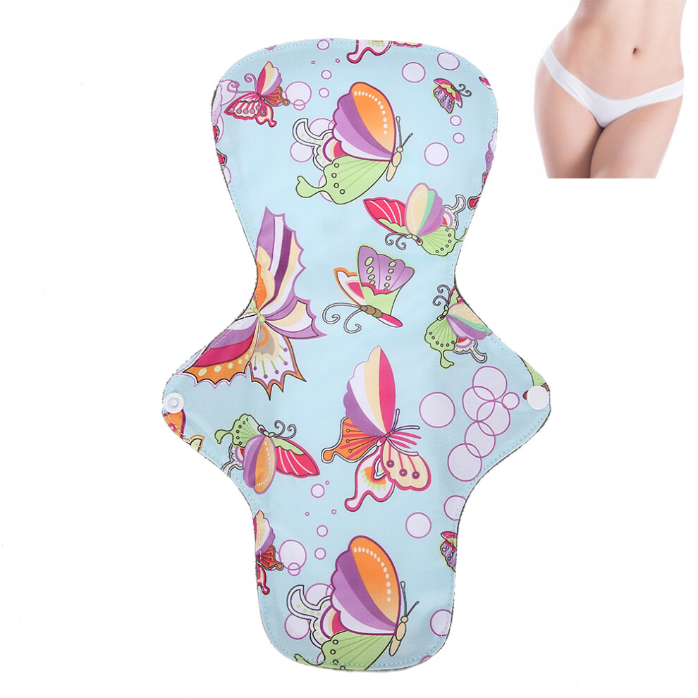 Bamboo Charcoal Washable Menstrual Pad Reusable L 33cm Sanitary Napkin