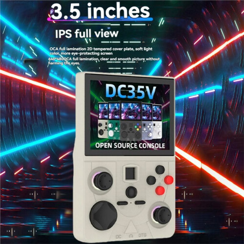 DC35V Open Source Handheld Game Console 128GB 3.5Inch IPS Screen Portable Pocket Video Player Supports 30+ Emulators 2