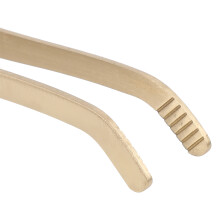 Wooden Brass Tea Tongs Antihot NonSlip