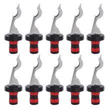 Tappi per vino riutilizzabili, eleganti sigilli manuali per bevande, conservanti sottovuoto in silicone, mantengono aroma e freschezza, resistenti