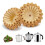 Coffee Filters for  Coffee Percolator, 100 Pcs Perforated Unbleached Filter Paper for  4Cup 2