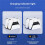For PS5 Dual Fast Charging Dock - Wireless Controller Charging Station Stand Enhanced Gaming Experience D 2
