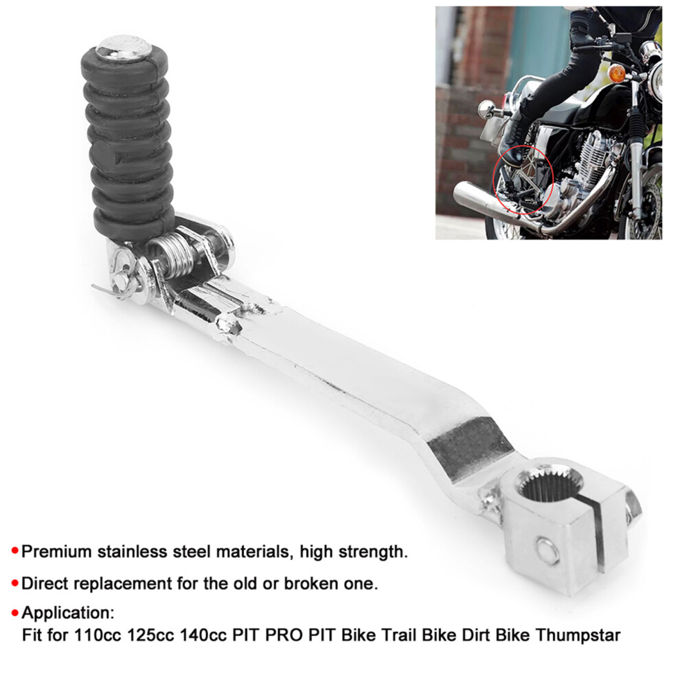 Kick Start Lever For 110Cc-125Cc Pit Trail Dirt Bike, 15.5Cm/0.4In Diameter 9421392108128