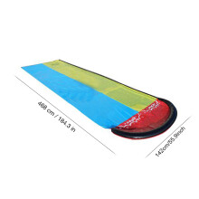 Outdoor Water Slide Spraying Toy 468x142cm Lawn Backyard Summer Fun