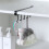 Viflosae Under-Cabinet Hook Rack – Black, Metal 2