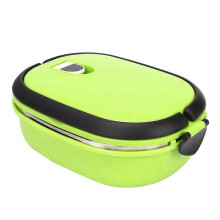 HK&Hanker Portable insulated stainless steel lunchbox/bento box, airtight plastic lunchbox/dining box, suitable for outdoor picnics.