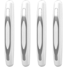 Car Door Side Protection Stickers - Anti-Bump Anti-Friction - 4 Pieces (White) - DD01