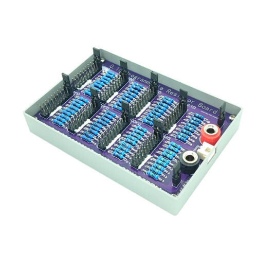 Multimeter Calibration Resistor Board Programmable Resistor Board 1/4W 0.1% 8-Segment for Jumper Cap 0.1Ω-9.9999999 2