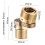 Adaptador Universal de Canto para Torneira de Chuveiro com Base Curva e Angular, Ajuste Rotativo de 360 e Parafuso Excêntrico. 7