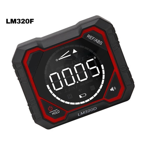 Laser Inclinometer Digital Angle Meter with Absolute Relative Angle Measurement Magnetic Inclinometer LM320F 1