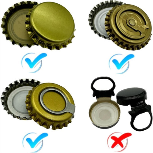 Home Brewing Beer Bottle Capper - Manual Crown Capper Tool, Bottle Sealer, Compatible with Various Bottle Caps 2