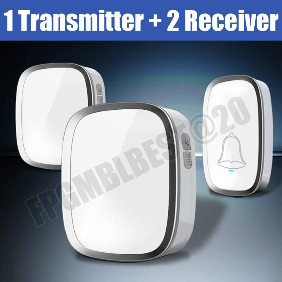 Waterproof Cordless Doorbell Wall Mount 36 Chimes 32143706