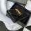 YSL Two-Fold Short Wallet Croc-Embossed 414404 13cm 3