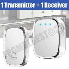 Waterproof Cordless Doorbell Wall Mount 36 Chimes