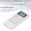 10M Range Remote Control for Sharp CRMC-A764JBEZ Air Conditioner, ABS, 67g 3