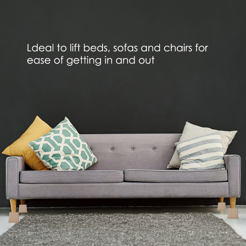 Furniture Riser Set Lift Bed Chair Sofa Storage