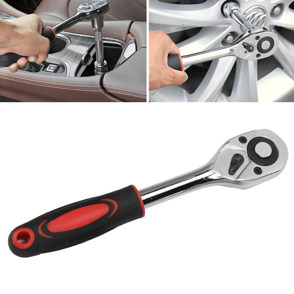 Fast Ratchet Wrench Set 24T Steel Rubber
