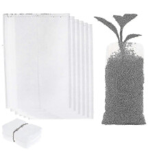 200 Pcs Plant Grow Bags Seedling Plant Nursery Non-woven Biodegradable Bags for Garden, 8 X 10cm - Pjun