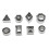 24 Pcs Stainless Steel Cake Dessert Cookie Cutter Mold Diy Baking Tools - Ri 1