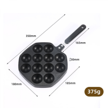 Takoyaki Grill Pan Plate 12 Holes Non-Stick Cooking Grill Baking Pan 2025 -