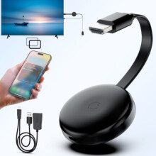 Compatibel met Chromecast 3 voor draadloos streamen naar smart-tv's met wifi.