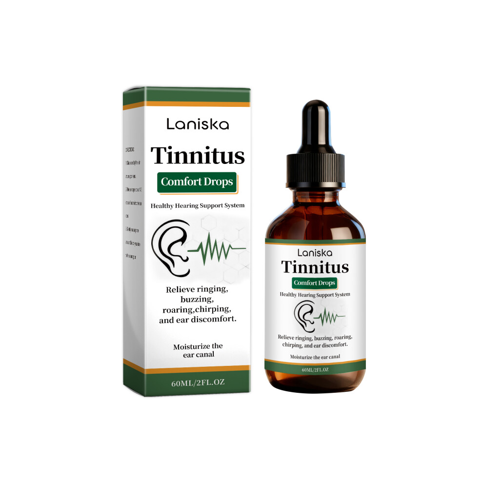 Rowjow Tinnitus Relief Drops Relieve Deafness Itching Earache Soreness Improve Listening Ear Canal Cleaning Ear Ringing Soothing