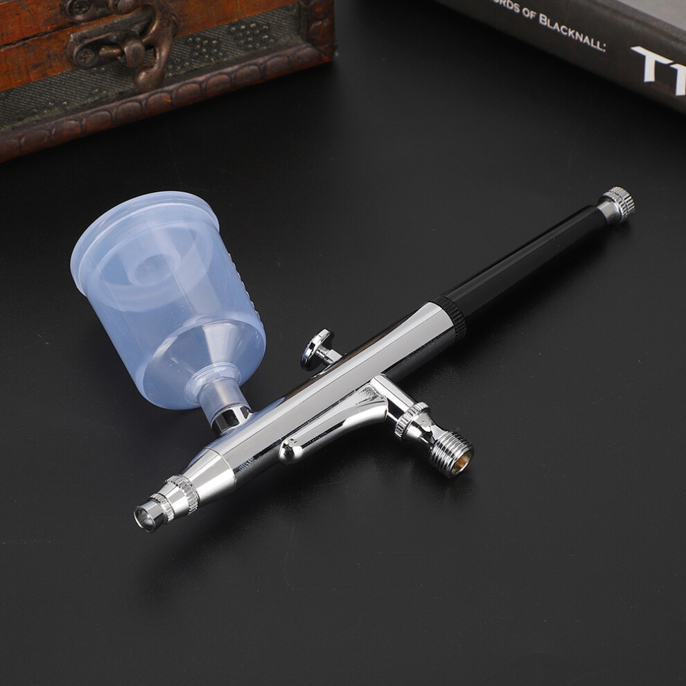 Airbrush Set Pneumatic Double Pot for Nail & Face Makeup Spray Gun T131