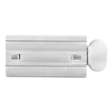 Stainless Steel Toothpaste Squeezer Dispenser 8x3.3x3.7cm Silver