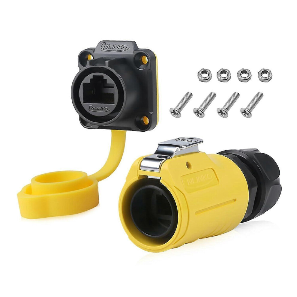 Rj45 Waterproof Connector, Cat6 Rj45 Ethernet Industrial Waterproof Connector 9172356171015