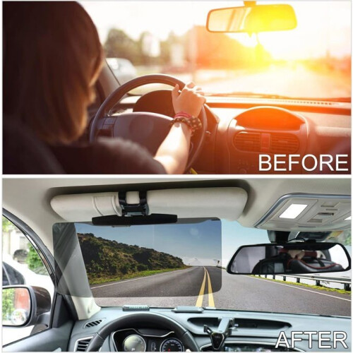 Car sun visor extension, adjustable car sun visor extension, protection from 1