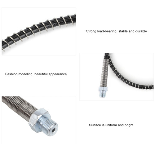 Heavy Duty Pump Hose 30/63MPa Spring with M10 Thread for Hydraulic Systems 2