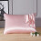 Pillowcase - VORCOOL - Square - Silk - Pink - Washable 2